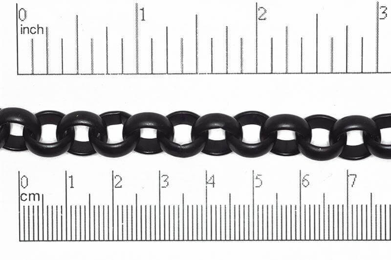 Rolo Belcher Chain XXL Size measures 11mm available in Multiple Finishes sold by the Foot - CH 864