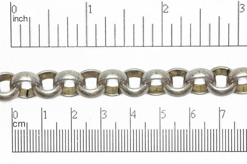 Rolo Belcher Chain XXL Size measures 11mm available in Multiple Finishes sold by the Foot - CH 864