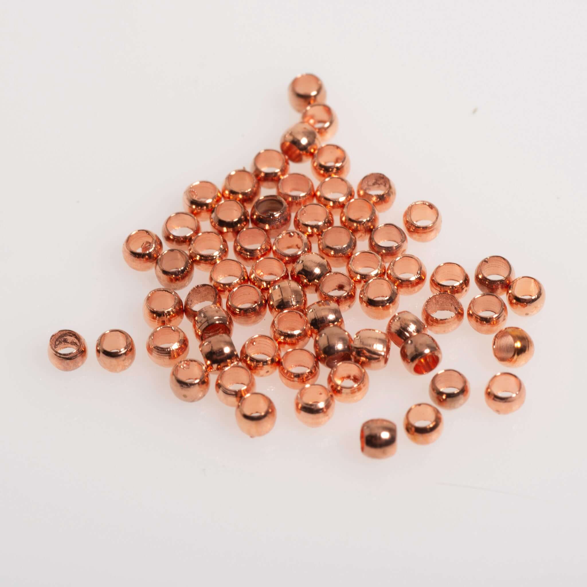 Crimp Bead Seamless - Measures 2mm - Size XXS - Available in Multiple Colors - Sold by the Gross - CRBD2