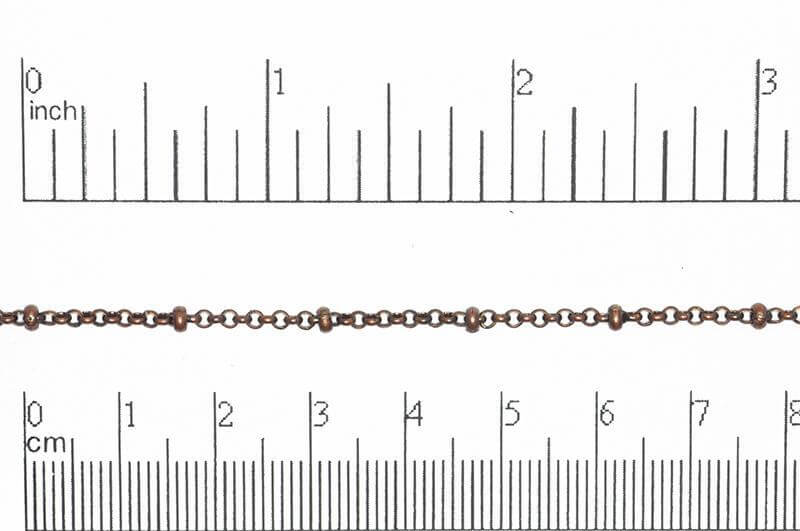 2mm Satellite Rolo Chain Sold by The Foot - CH 872