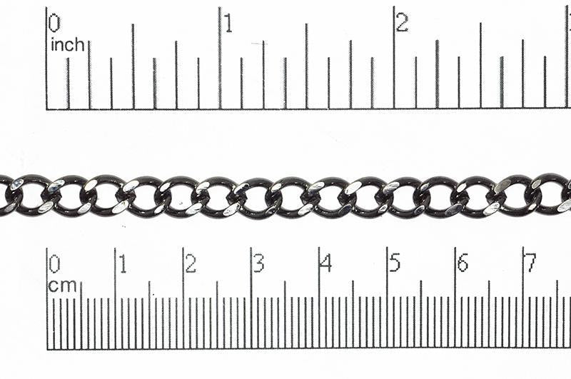 6mm x 8mm Classic Curb Chain Sold by The Foot - CH 847