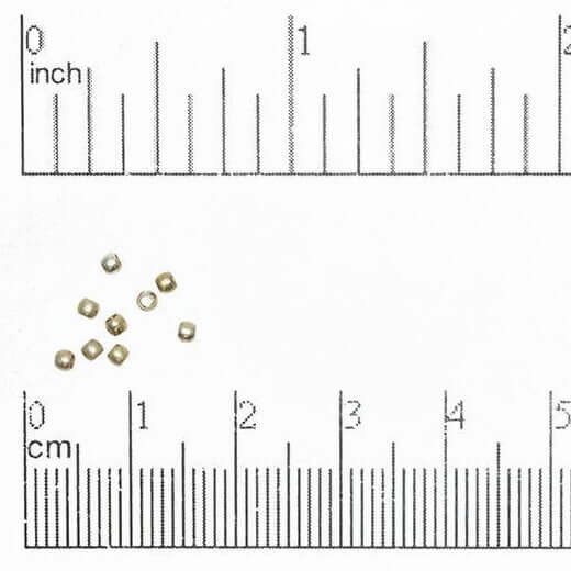 Crimp Bead Seamless - Measures 2mm - Size XXS - Available in Multiple Colors - Sold by the Gross - CRBD2