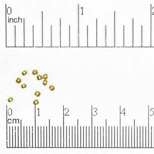 Crimp Bead Seamless - Measures 2mm - Size XXS - Available in Multiple Colors - Sold by the Gross - CRBD2