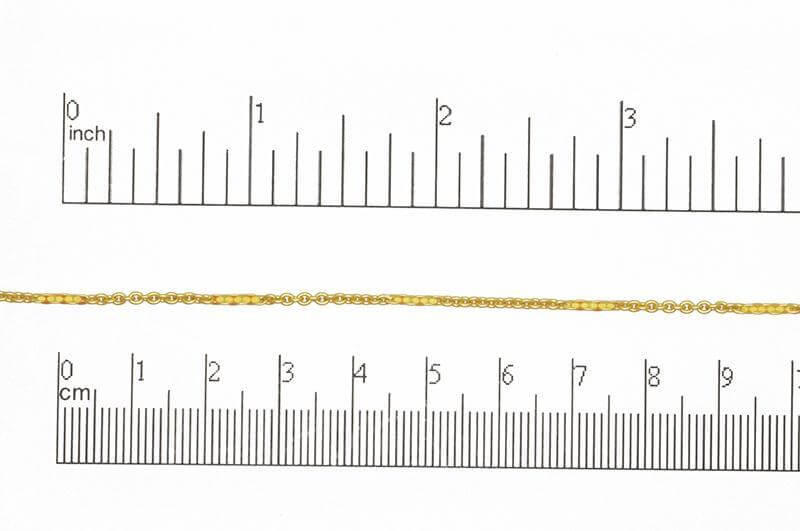 2mm x 1.5mm Petite Cable and Solder link Chain Sold by The Foot - CH 882