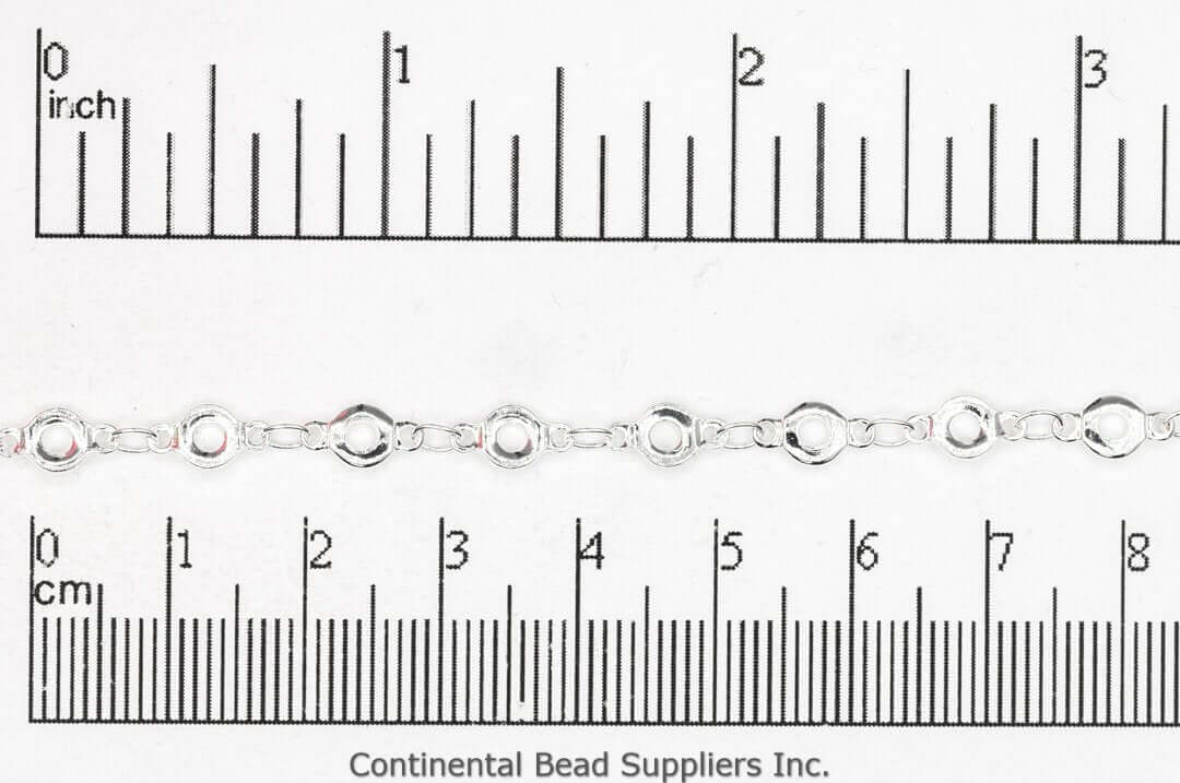4.5mm Flat O-Link Specialty Chain Sold by The Foot - CH 884