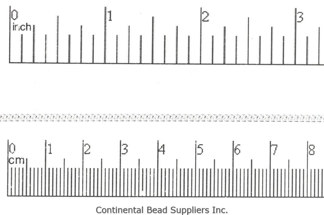 2.2mm Delicate Flat-Curb Chain sold by the Foot - CH 888