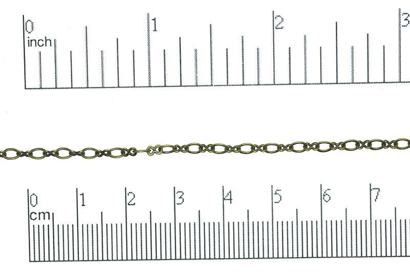 Cable Chain Small Size - Multiple Finishes Available- Measures 3.5mm x 3mm - Sold by the Foot - CH 245