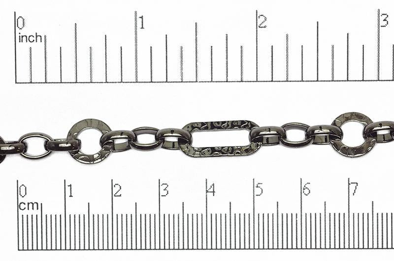 Cable Chain - 16mm x 7mm - Available in Multiple Colors - Sold by the Foot - CH 813