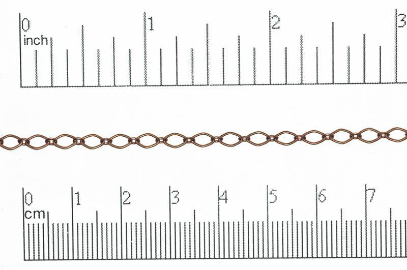 4mm x 3mm Oval Link Cable Chain Sold by The Foot - CH 829