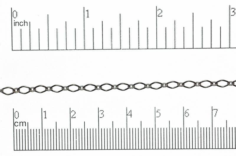 4mm x 3mm Oval Link Cable Chain Sold by The Foot - CH 829