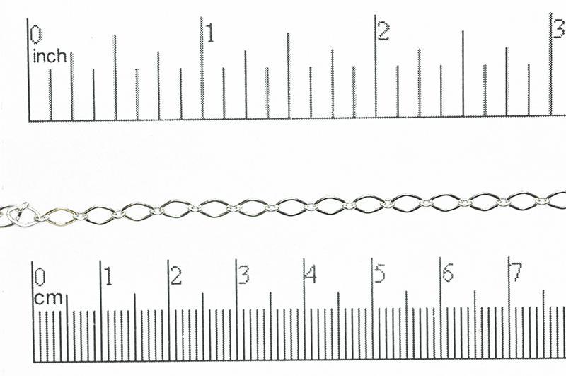 4mm x 3mm Oval Link Cable Chain Sold by The Foot - CH 829