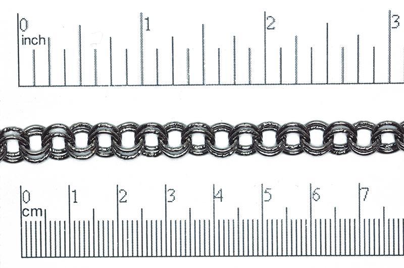 6.8mm Double-Link Cable Chain - Made of Brass - Sold by the Foot - Ch-838