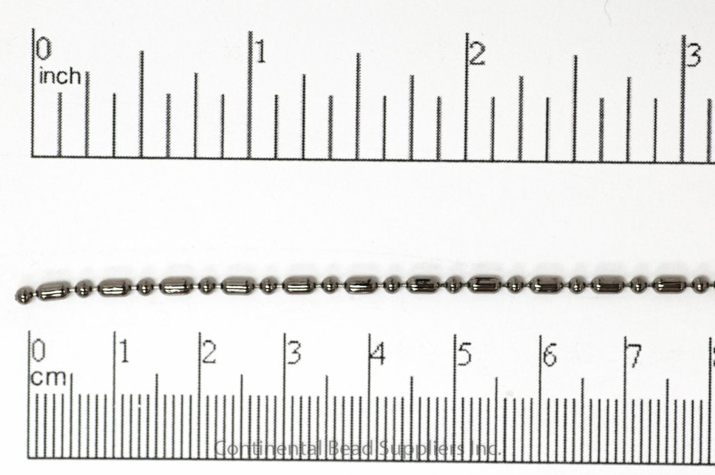 Small Ball Chain measures 1.5mm Ball Chain sold by The Foot - CH 903