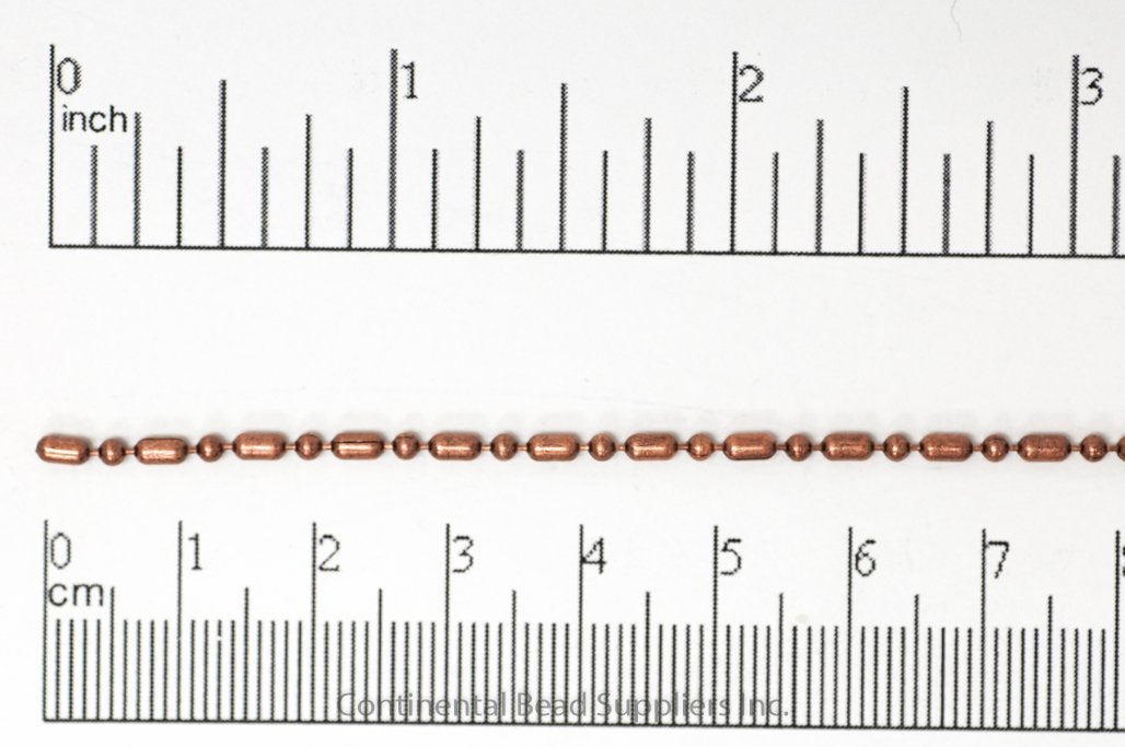 Small Ball Chain measures 1.5mm Ball Chain sold by The Foot - CH 903