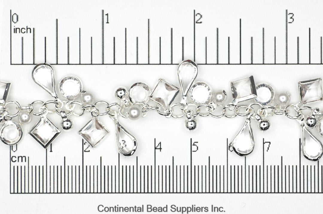 14mm Bauble Jewel Cable Specialty Chain Sold by The Foot - CH 906