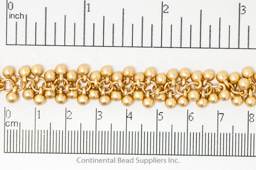 4mm Bauble Cluster Specialty Chain - Available in Multiple Colors - Sold by The Foot - CH 909