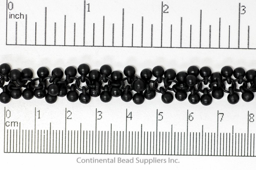 4mm Bauble Cluster Specialty Chain - Available in Multiple Colors - Sold by The Foot - CH 909