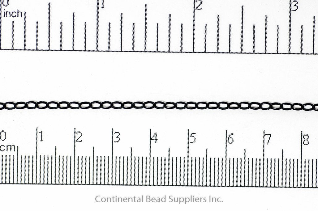 Rolo or Belcher Chain measures 2.5mm x 3.5mm sold by the Foot - CH 910