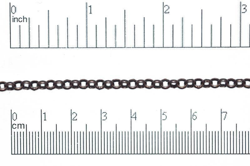 4mm Rolo Chain (Inside diameter 3.25mm) Sold by The Foot - CH 855