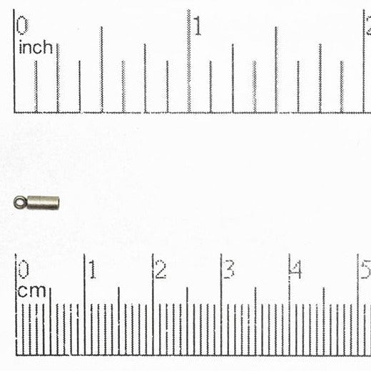 2mm Glue-In Cord End Cap in Multiple Colors - Sold by the Piece - CCAP2