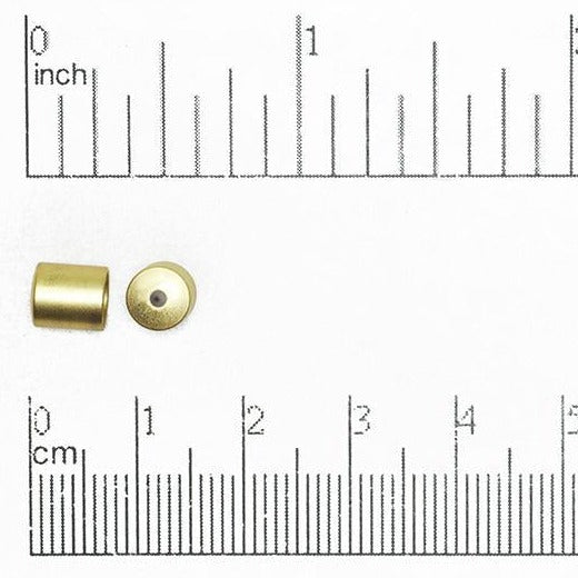 6mm Glue-In Cord End Cap in Multiple Colors - Sold by the Piece - CCAP6