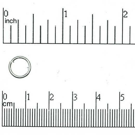 10mm Jump Connector Rings – XL Size – 15 Gauge Wire – Multiple Colors – Sold in 25 Gram Packs (Approx. 79pcs) – JR/10