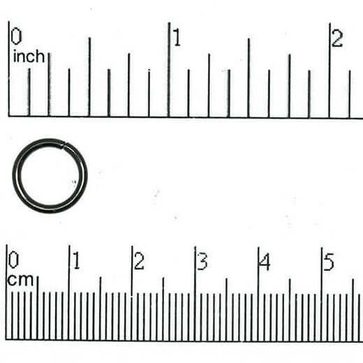 12mm Jump Connector Rings – XXL Size – 15 Gauge Wire – Multiple Colors – Sold in 25 Gram Packs (Approx. 62pcs) – JR/12