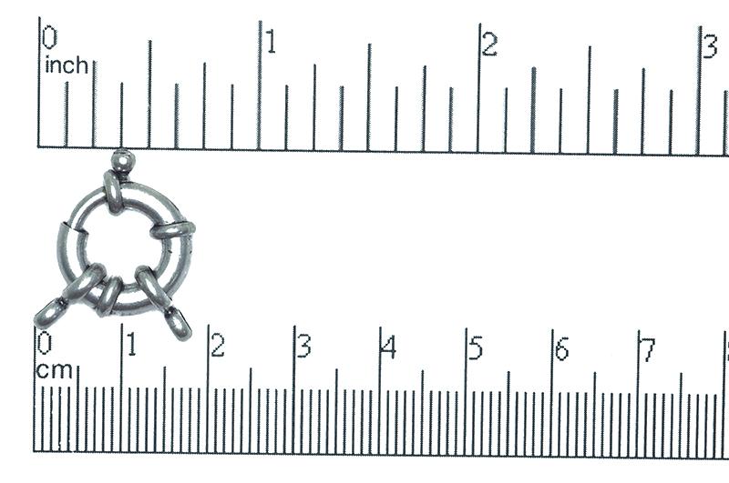 15mm Spring Ring Clasp - Made of Brass - Sold Individually - CL/CR2